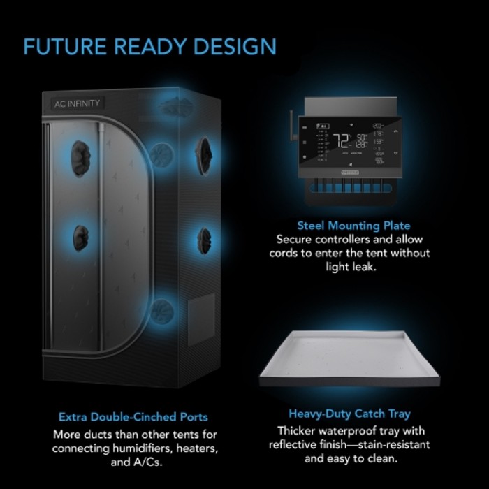 AC INFINITY - GROW BOX CLOUDLAB 866 - 150 × 150 × 200 cm_2
