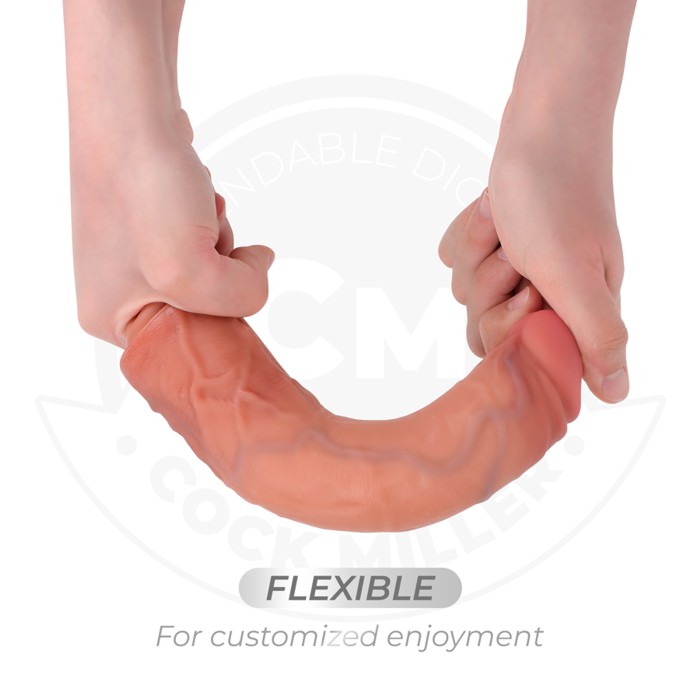 COCK MILLER - DILDO REALISTICO CON VENTOSA E VIBRAZIONE CON TELECOMANDO 21,5 CM_4