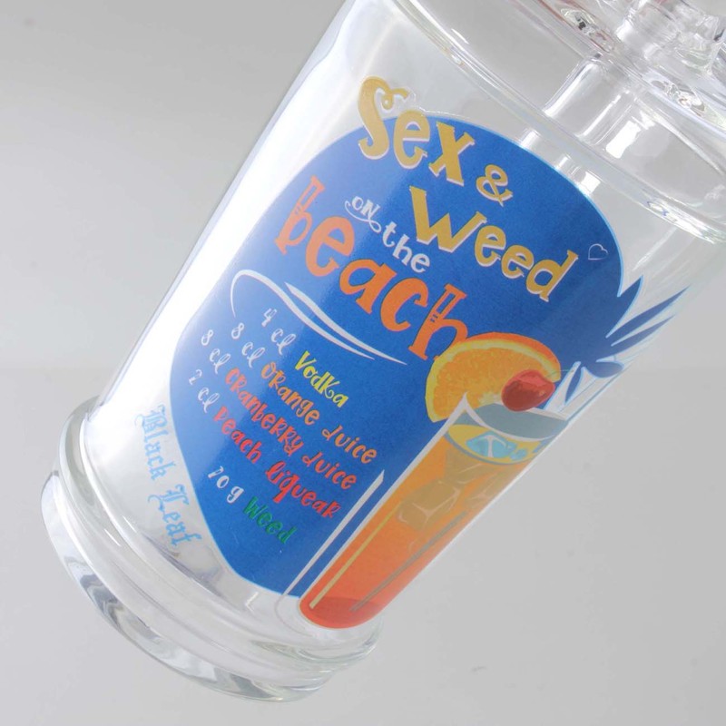 BlackLeaf Cup vetro Bong SEX + WEED