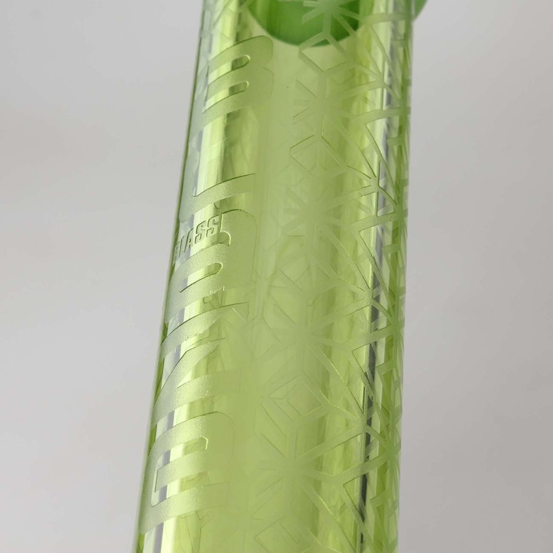 BLAZE Sandblast Beaker Bong Ice - Verde 3 happy life grow shop