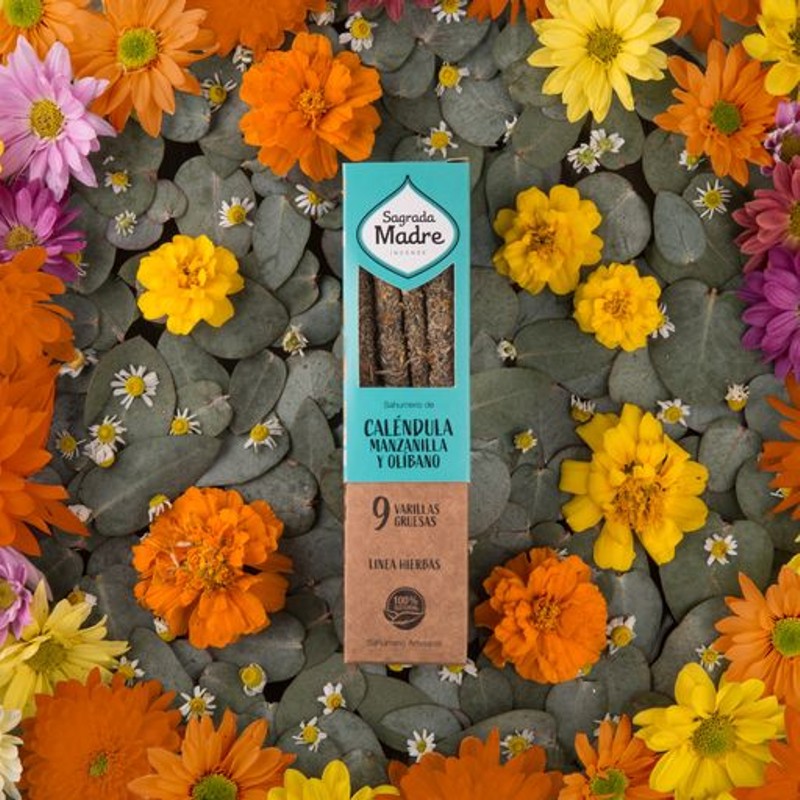 Hierbas-Calendula,-Camomilla-Olibano happy life grow shop