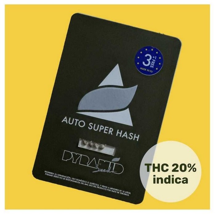 Auto Super Hash Pyramid seeds happy life grow shop